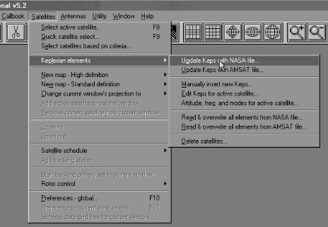 How to update keps with LogSat